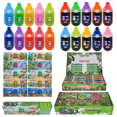 Poland Packman Switch LED Dual Chamber 1g+1g Empty 2g Disposable Vape 01