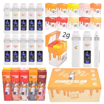 Choice Lab White LED Dual Chamber 1g+1g Disposable Empty 2g Vape 01