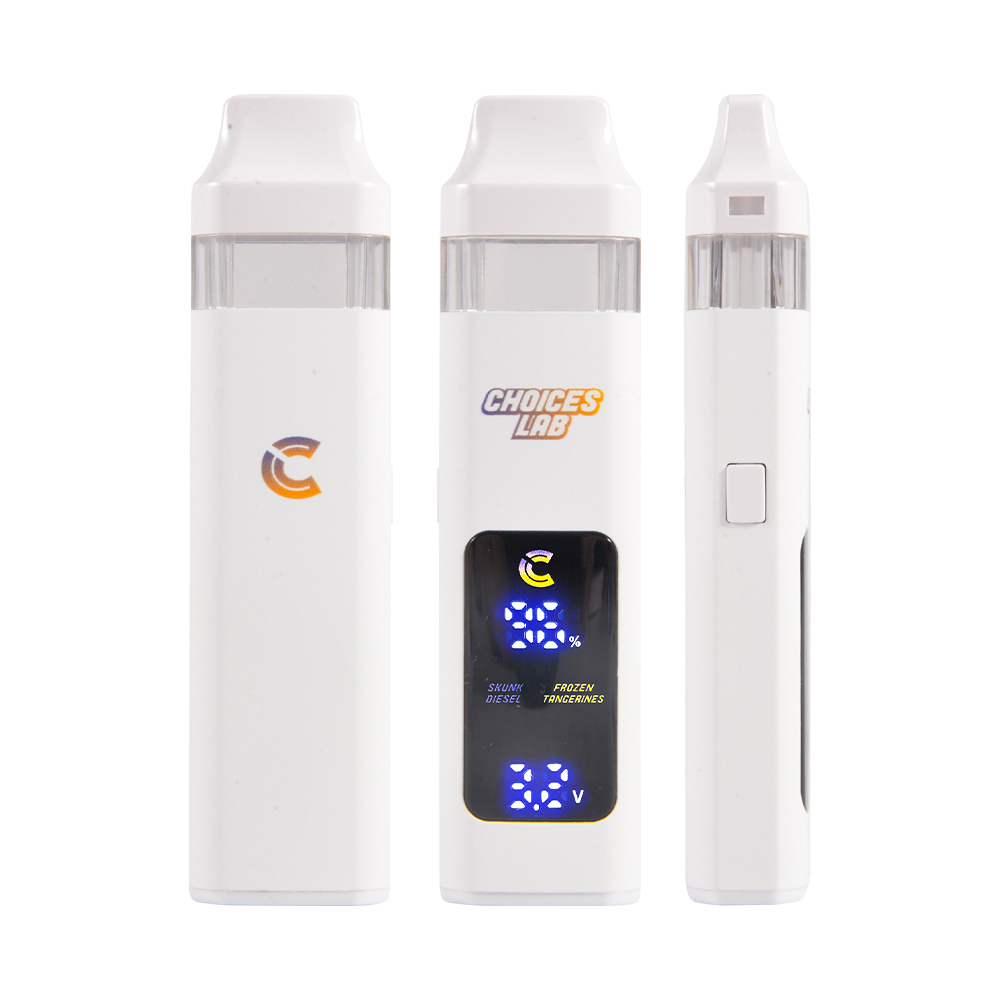 Choice Lab White LED Dual Chamber 1g+1g Disposable Empty 2g Vape
