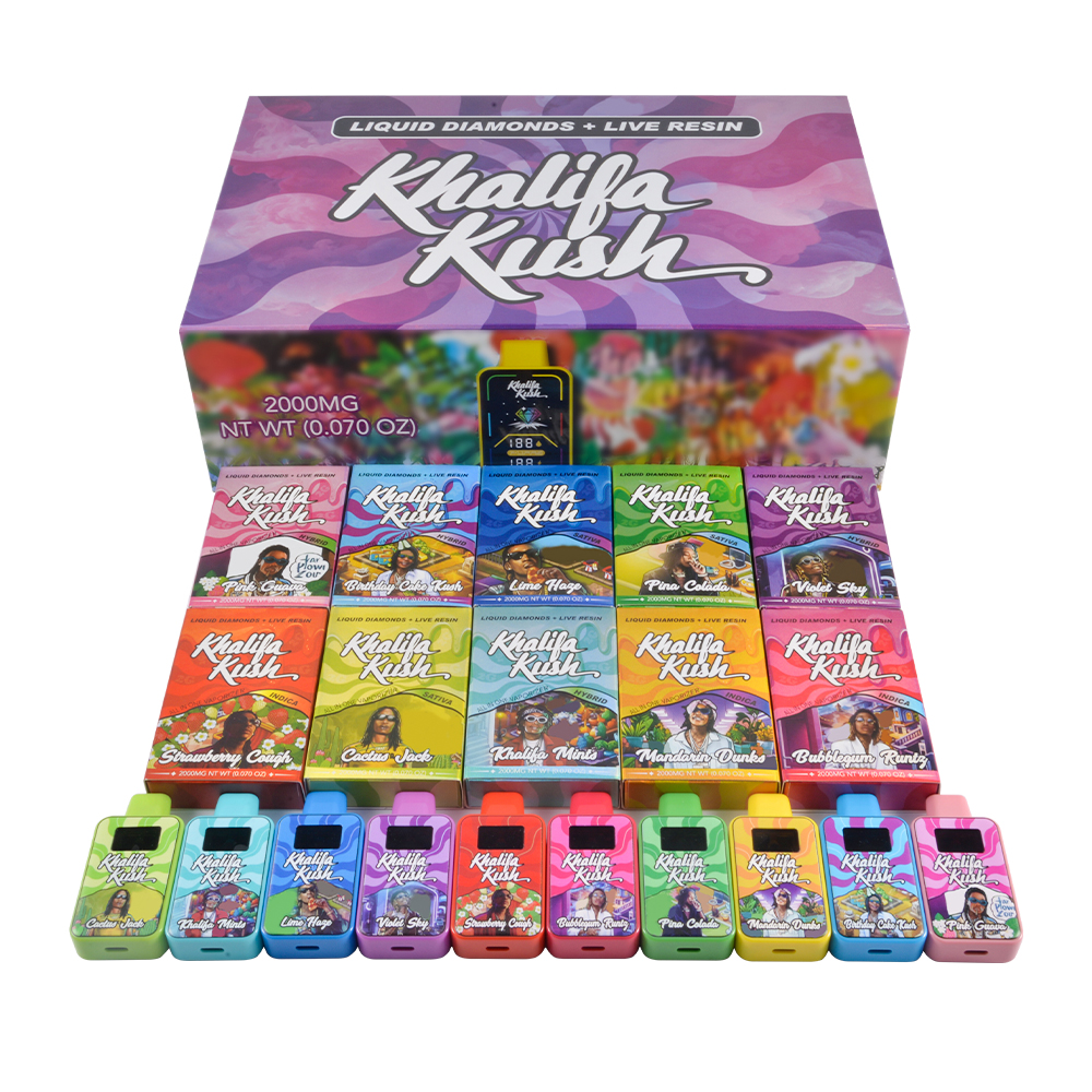 Khalifa Kush Disposable Vape Empty 2g LED