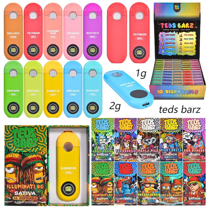 Teds Barz Disposable Vape Empty 2g LED