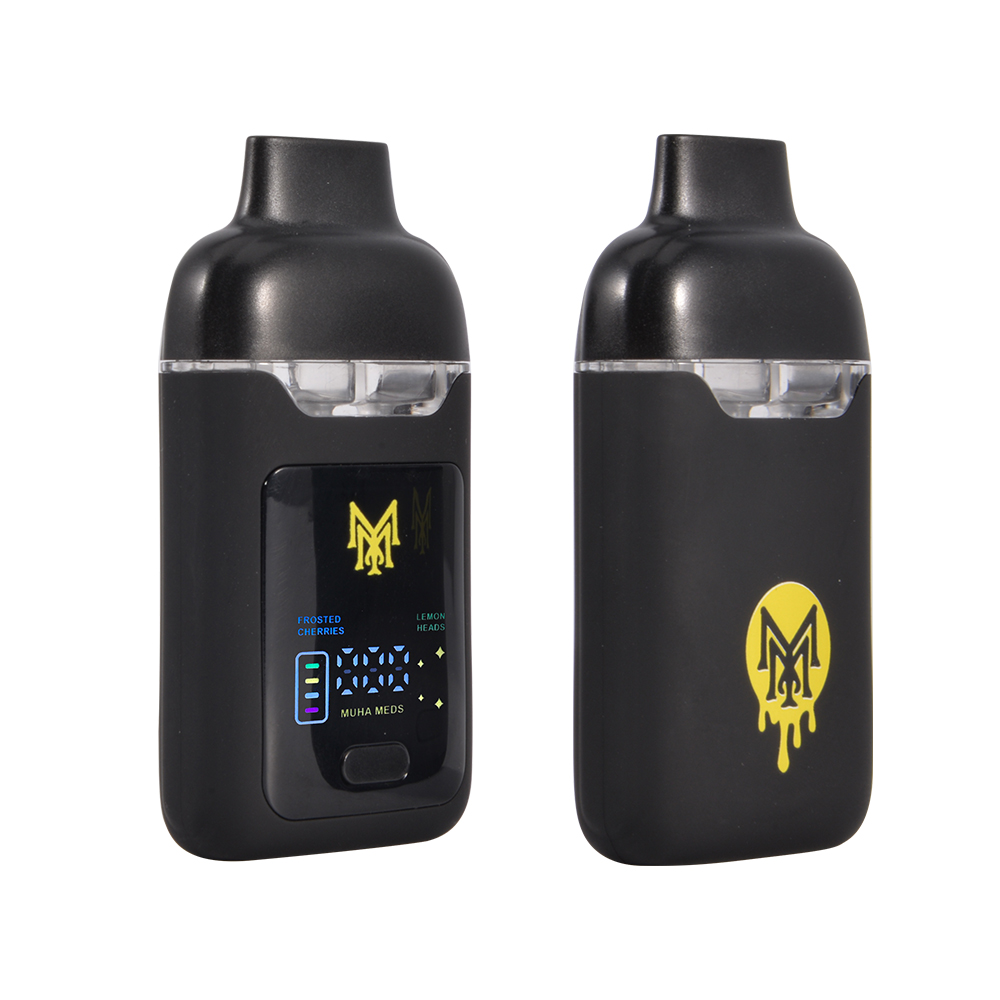 Muha Meds Blinker Disposable Vape Empty 2g Dual Chamber 1g+1g LED