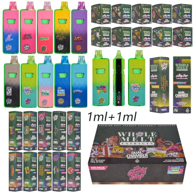 Whole Melt X The Candy Shop Disposable Vape Empty 2g Dual Chamber 1g+1g LED Screen 01
