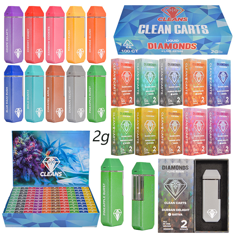 Clean Carts Winter Disposable Vape Empty 2g