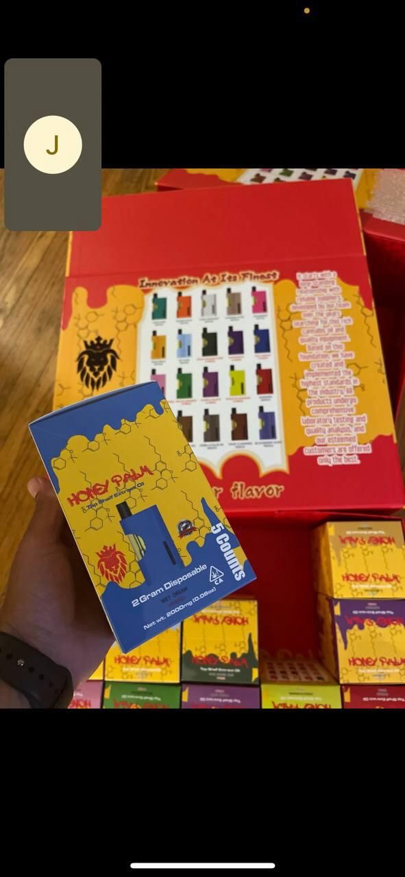 USA Honey Palm 2g Empty Disposable Vape review pual