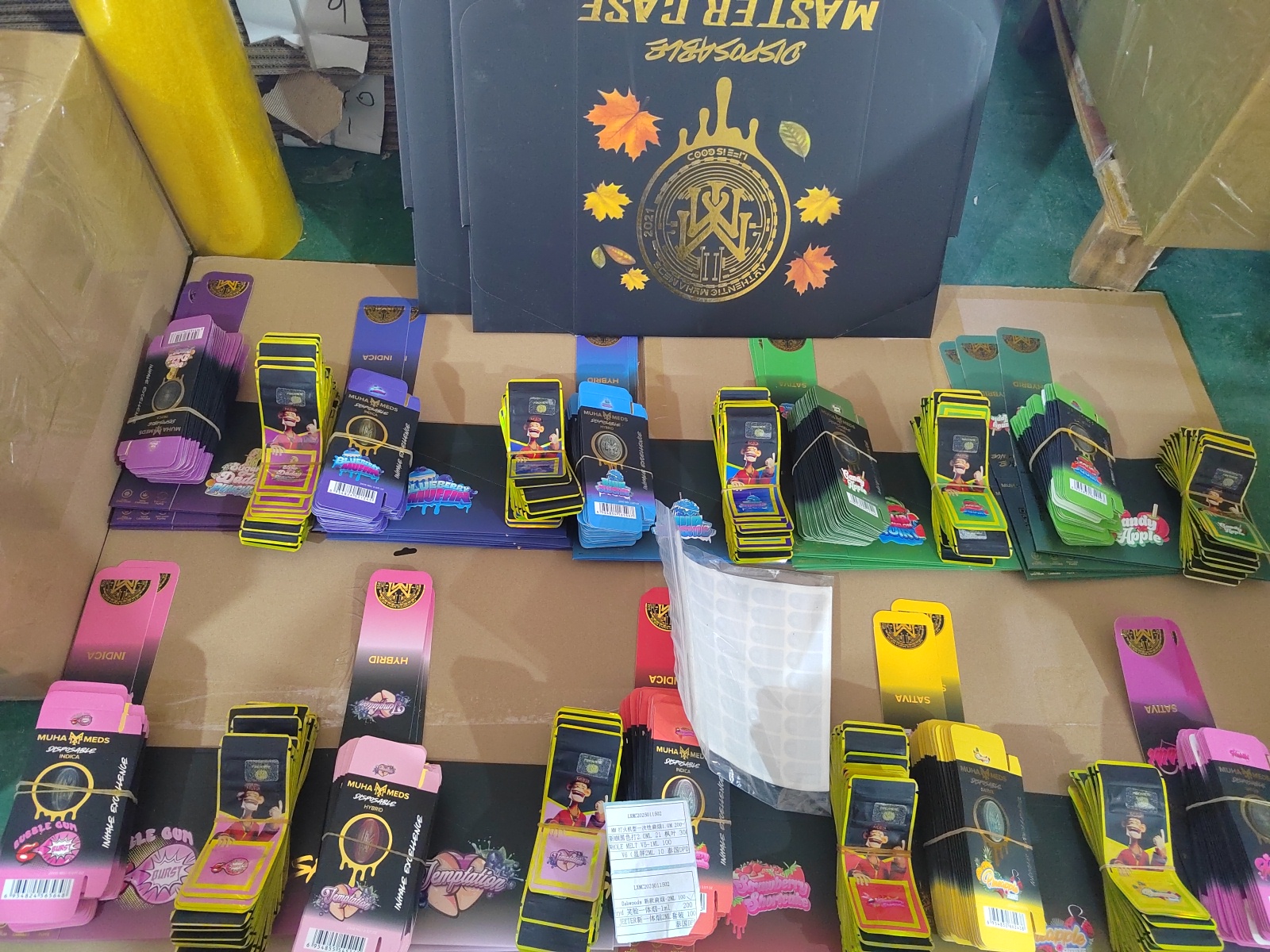 USA Muha Meds Winter Edition 2g LED Empty Disposable Vape review Air35