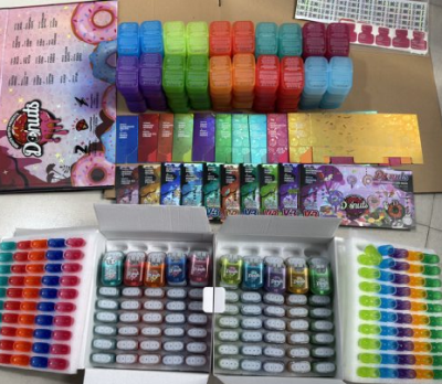 Donuts Switch V3 LED Dual Chamber 1g+1g Empty 2g Disposable Vape review BERY