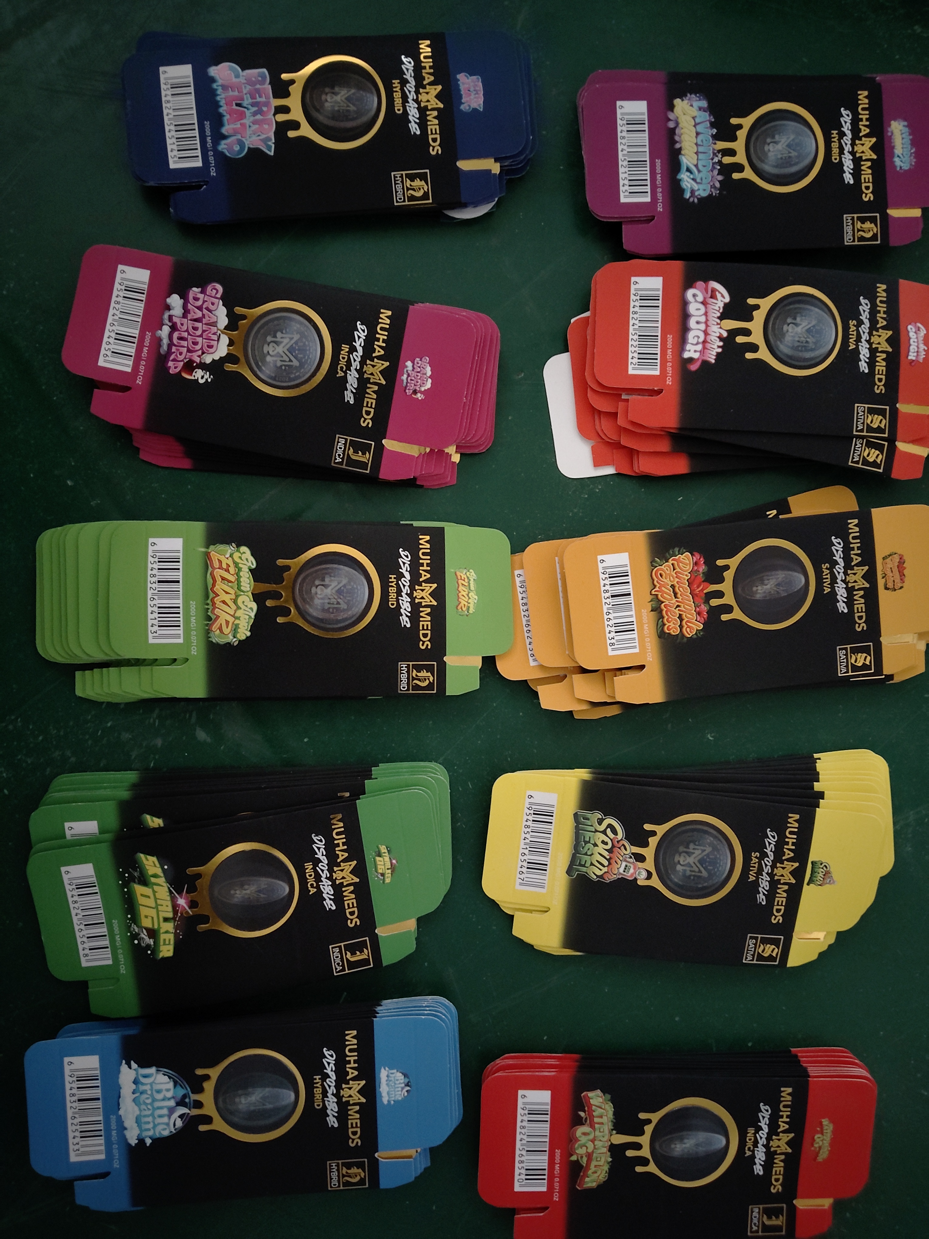 Muha Meds 2g Winter Empty Disposable LED Vape review milky