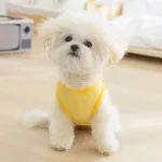 Cute Cartoon Traction Vest Cat Thin Pet Dog Clothes