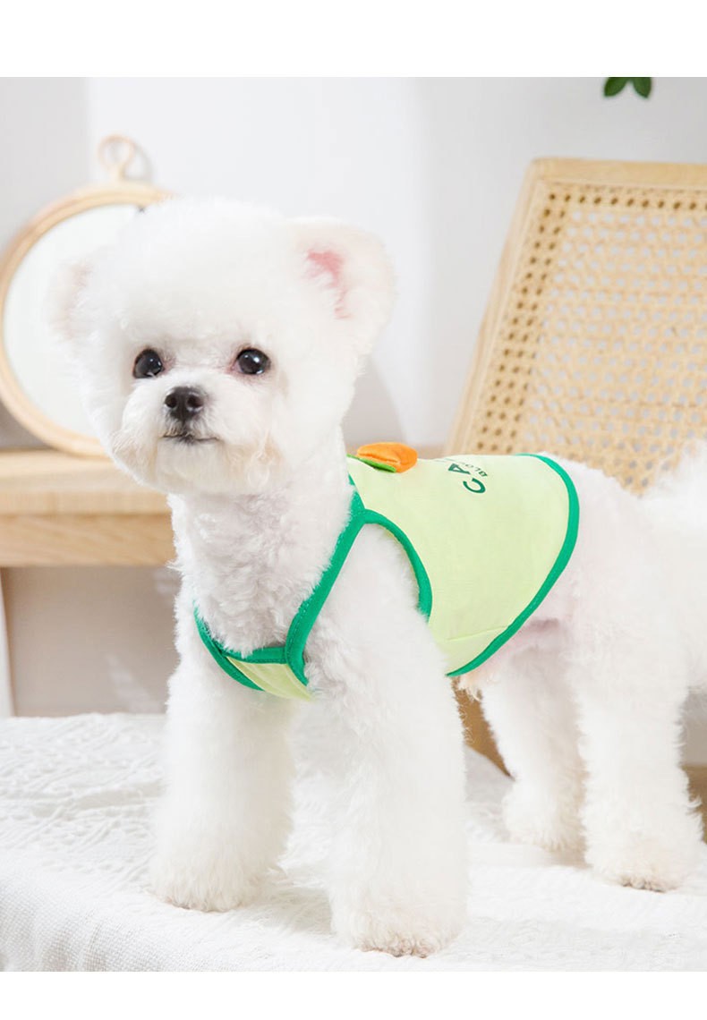 Avocado Camisole Thin Pet Clothes