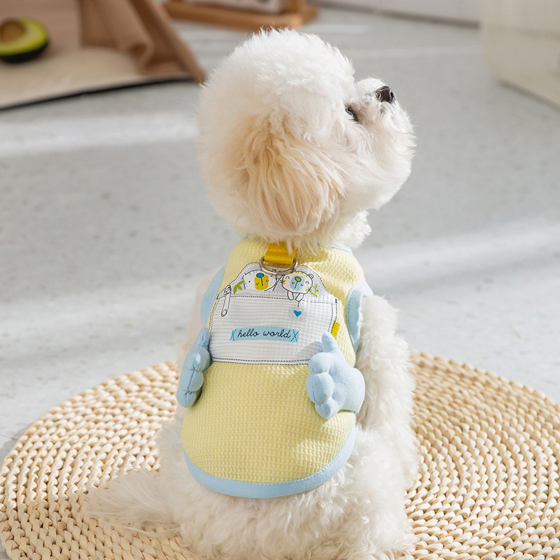 Breathable 3D Hand Pocket Traction Vest Pet Clothes