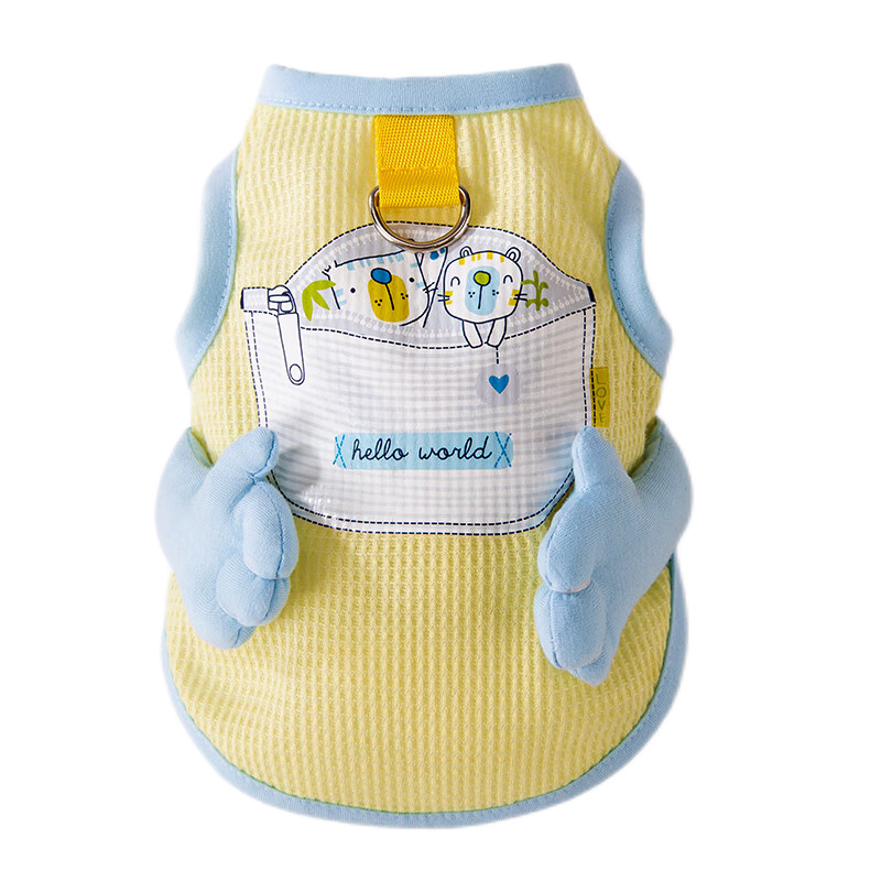 Breathable 3D Hand Pocket Traction Vest Pet Clothes