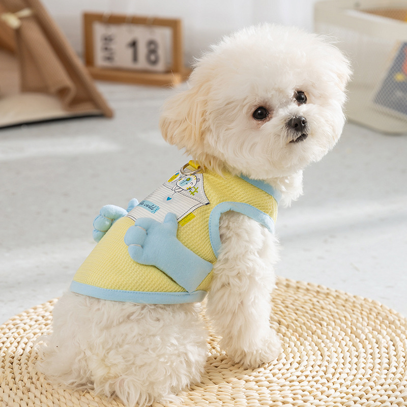 Breathable 3D Hand Pocket Traction Vest Pet Clothes
