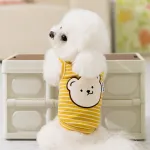 Cute Bear Striped Vest Breathable Thin Pet Clothes