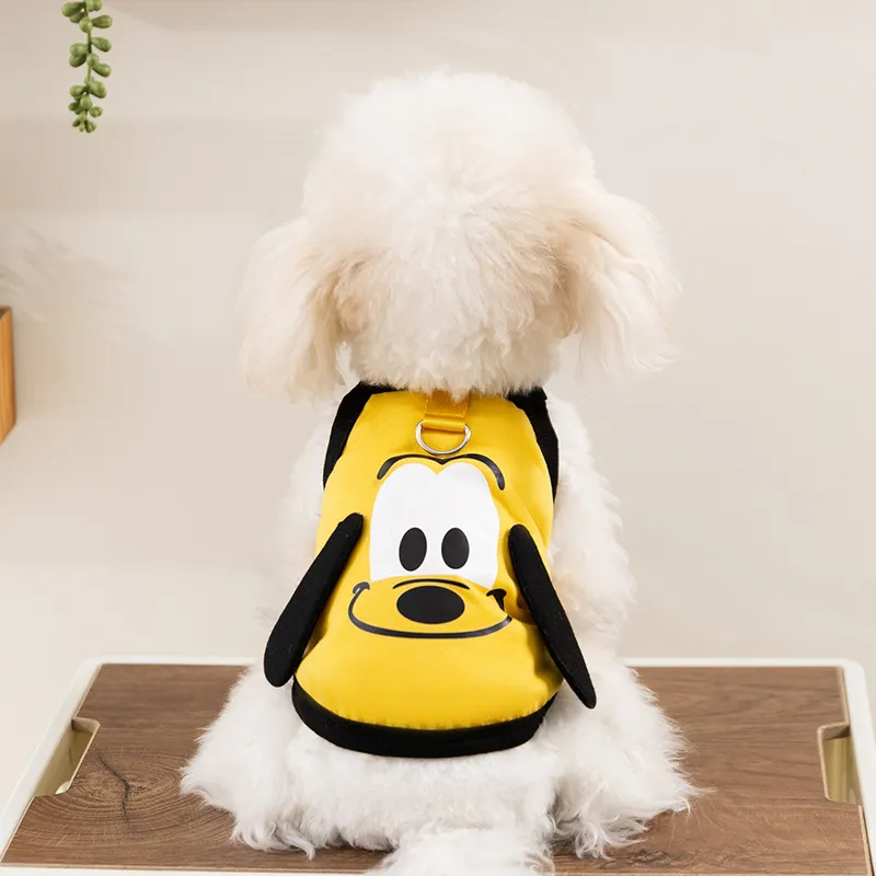 Cute Cartoon Puppy Suspender Pet Clothes