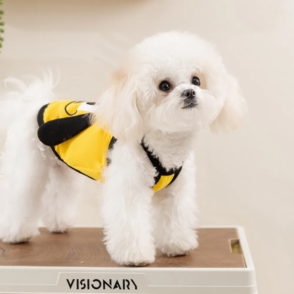 Cute Cartoon Puppy Suspender Pet Clothes