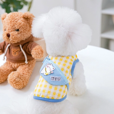 Cute Small Animal Shoulder Bag Vest Two-legged Pet Clothes 01