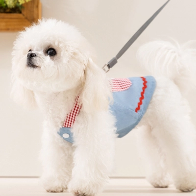 Fashionable Denim Skirt Princess Style Pet Clothes 01