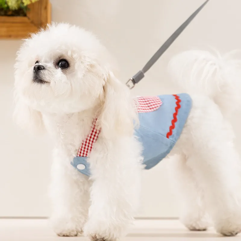 Fashionable Denim Skirt Princess Style Pet Clothes