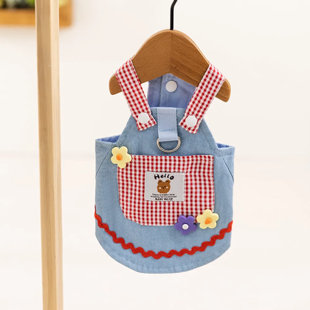 Fashionable Denim Skirt Princess Style Pet Clothes