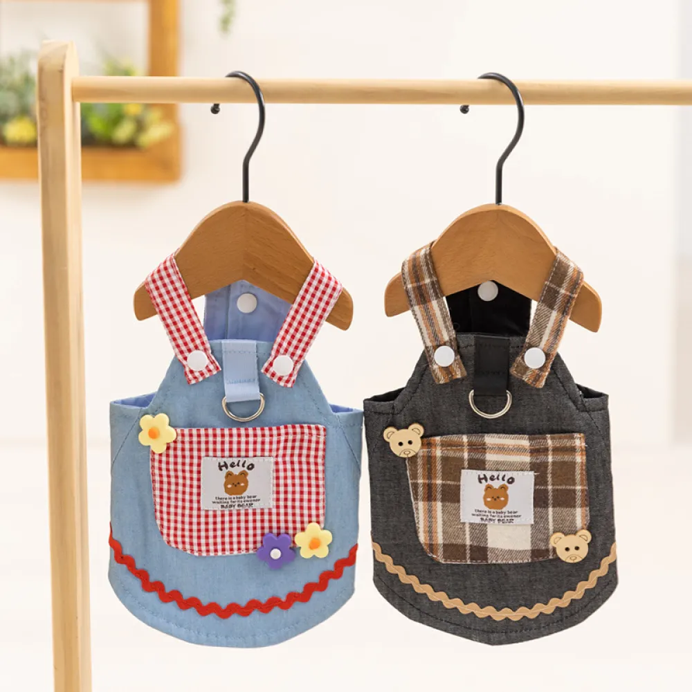 Fashionable Denim Skirt Princess Style Pet Clothes