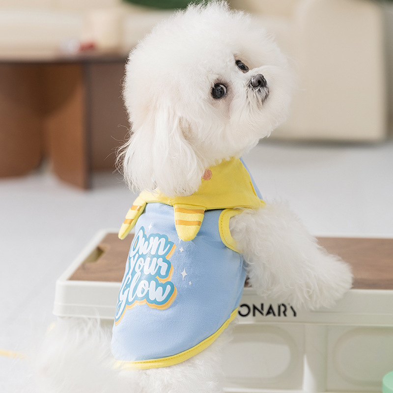 Little Monster Cartoon Vest Two-Legged Breathable Cute Pet Clothes