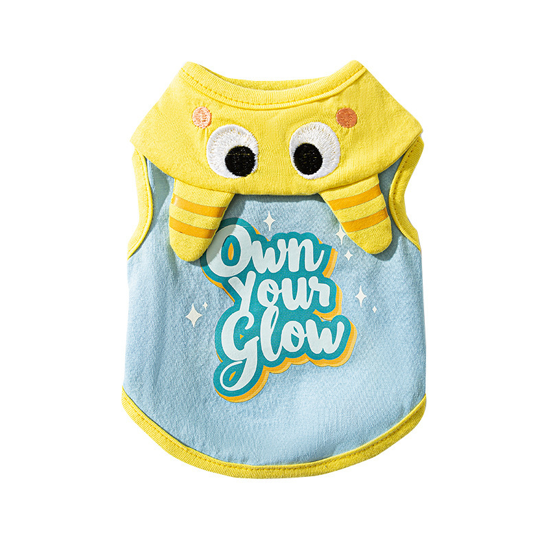 Little Monster Cartoon Vest Two-Legged Breathable Cute Pet Clothes