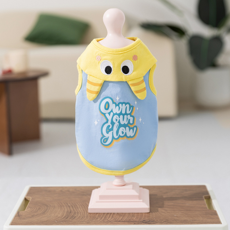 Little Monster Cartoon Vest Two-Legged Breathable Cute Pet Clothes