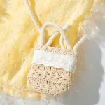 Princess Style Quiet Pastoral Woven Shoulder Bag Vest Pet Clothes