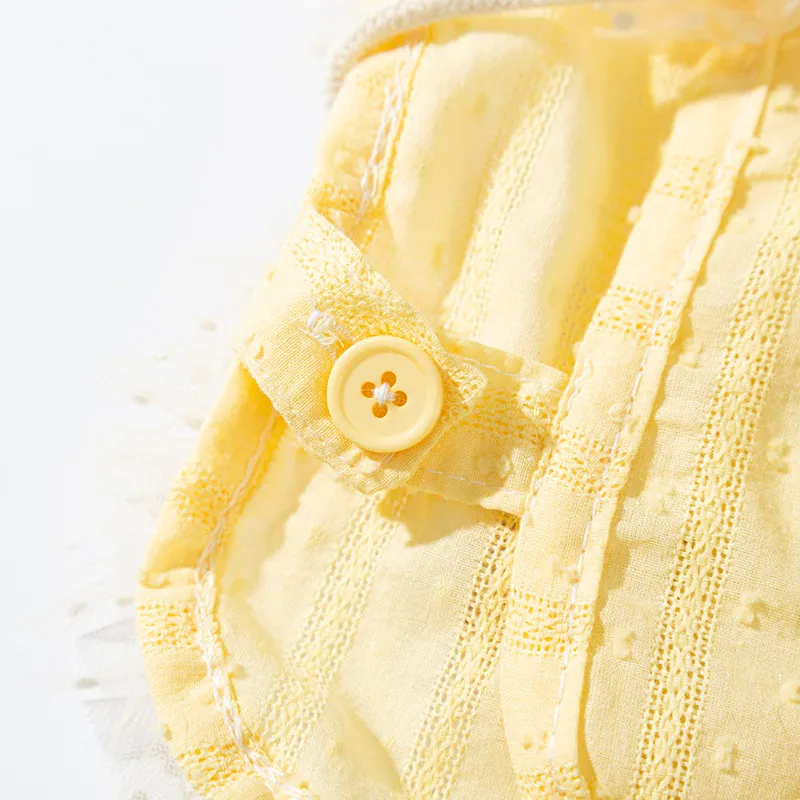 Princess Style Quiet Pastoral Woven Shoulder Bag Vest Pet Clothes