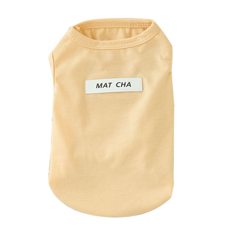 Solid Color Two-Leg Vest Pet Clothes