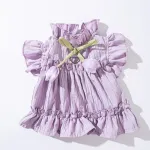 Tulip Pleated Dress Princess Style Ladies Cat Pet Clothes