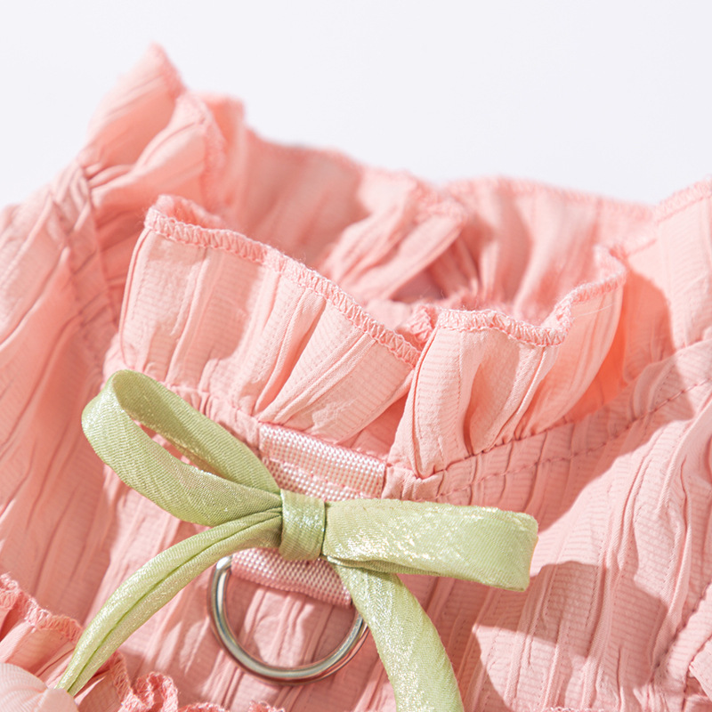 Tulip Pleated Dress Princess Style Ladies Cat Pet Clothes
