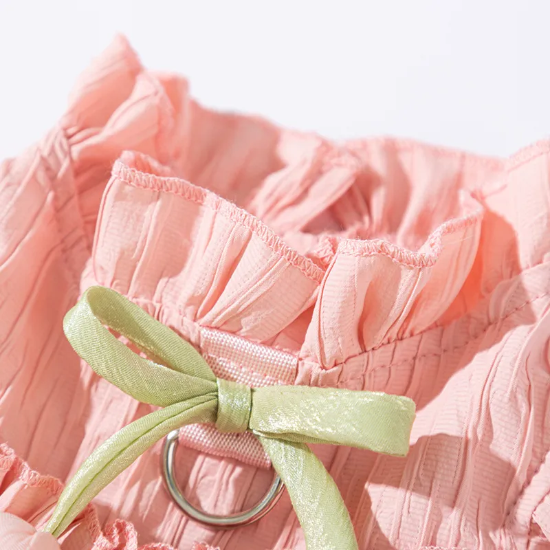 Tulip Pleated Dress Princess Style Ladies Cat Pet Clothes