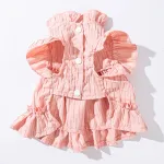 Tulip Pleated Dress Princess Style Ladies Cat Pet Clothes