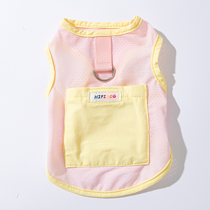 Rainbow Printed Traction Cool Clothes Cool Pet Clothes