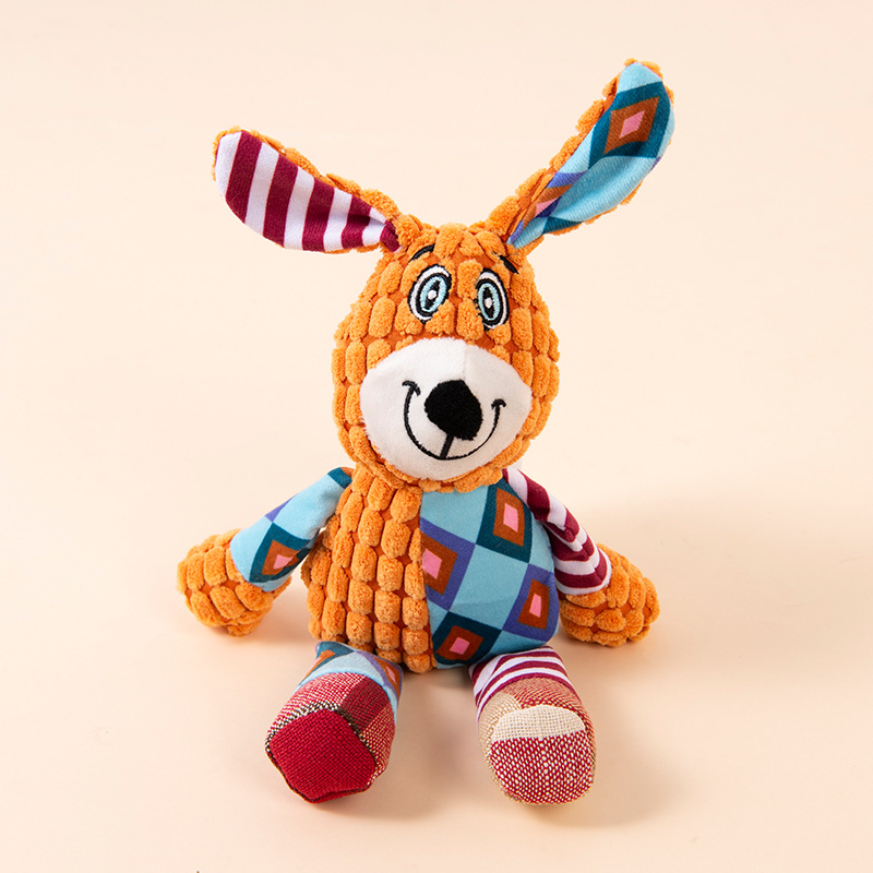 Dog Plush Toy, Dog Bite Resistant Sound Making Doll
