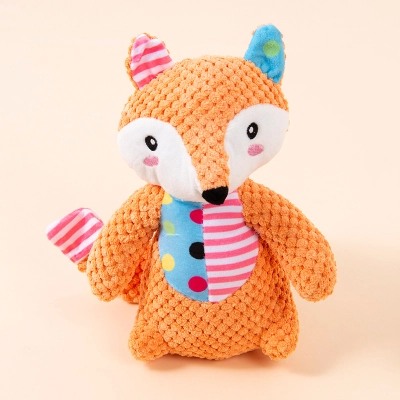 Dog Plush Toy, Dog Bite Resistant Sound Making Doll 02
