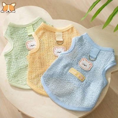 Summer Breathable Cat And Dog Clothing Straps 01