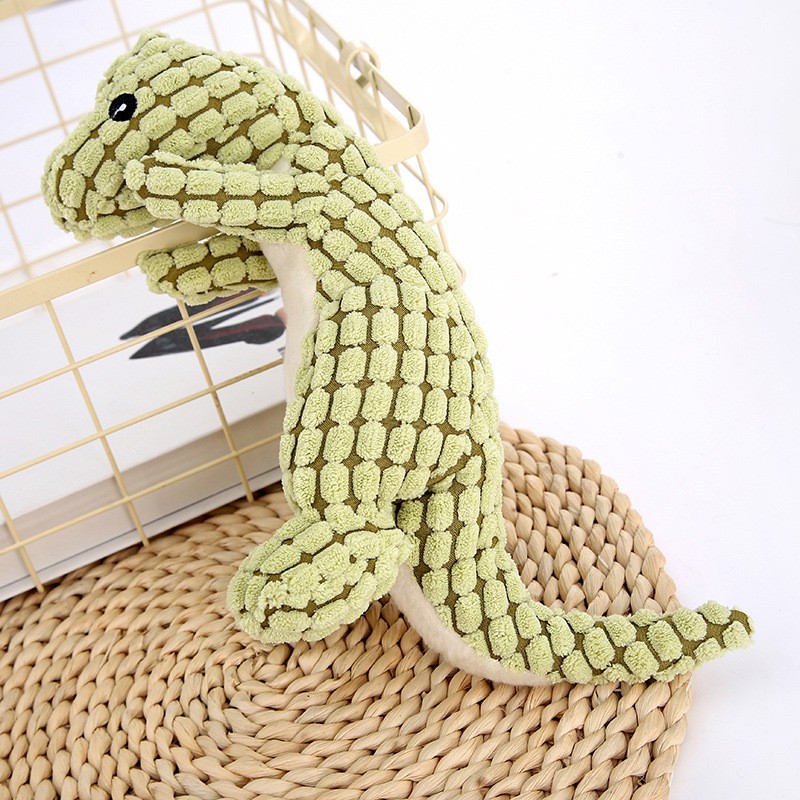 Dog Plush Dinosaur Toy, Grinding Teeth, Making Noise, Venting Toy