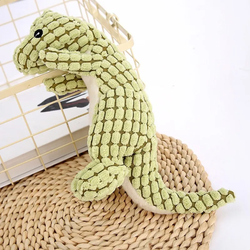 Dog Plush Dinosaur Toy, Grinding Teeth, Making Noise, Venting Toy