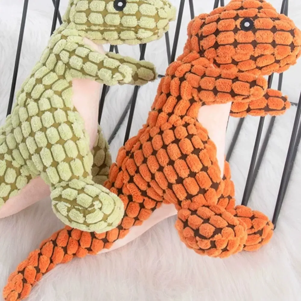 Dog Plush Dinosaur Toy, Grinding Teeth, Making Noise, Venting Toy
