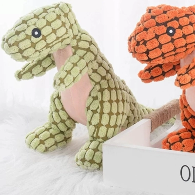 Dog Plush Dinosaur Toy, Grinding Teeth, Making Noise, Venting Toy 01