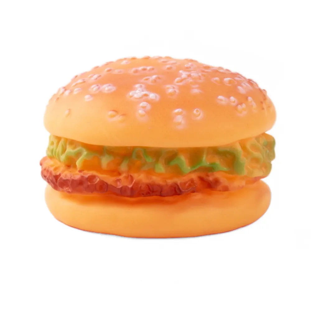 Dog Toy Hamburger Sound Toy Teeth Grinding And Cleaning