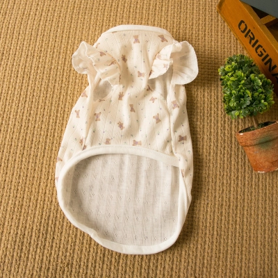 Pet Clothing Spring And Autumn Style Flying Sleeve Lace Vest 02