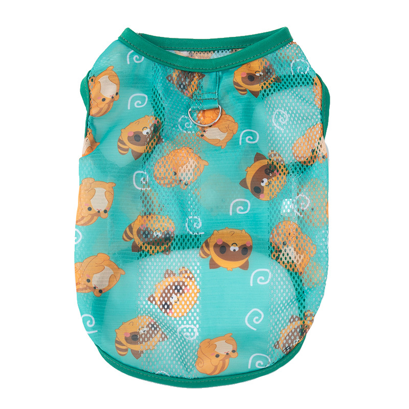 Pet Clothing Summer Thin Breathable Anti Shedding Vest