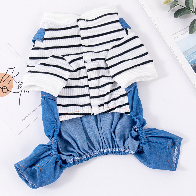 Pet Dog Cat Clothing Strap Pants Pulling Buckle