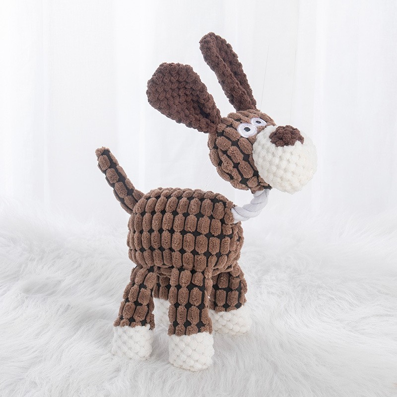 Pet Dog Toy Grinding Teeth Training Sound Toy Donkey