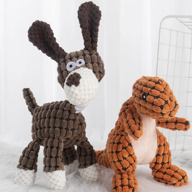 Pet Dog Toy Grinding Teeth Training Sound Toy Donkey