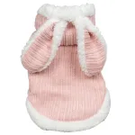 Dog Autumn And Winter Warm Corduroy Long Ear Rabbit Two Foot Clothes